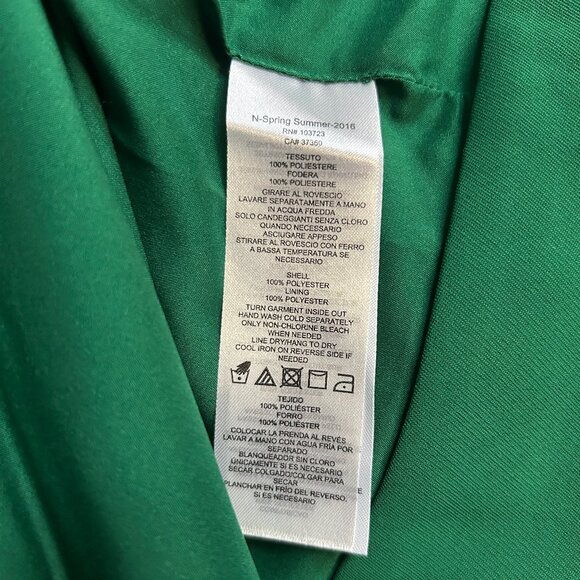 Armani Exchange Green Short Open Front Jacket, Size XS - Picture 7 of 9